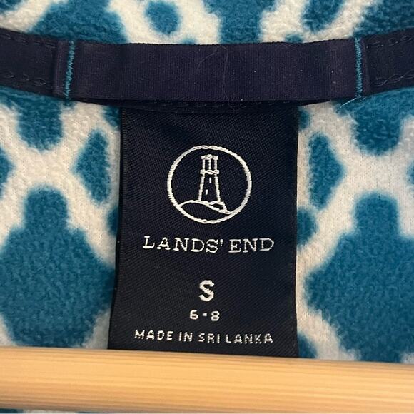 Lands’ End Quarter Zip Fleece - Picture 2 of 3